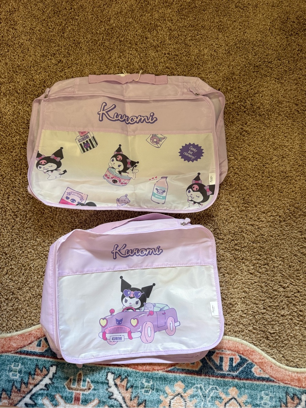 Kuromi packing cubes